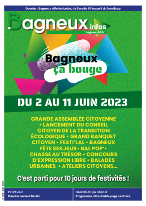 Couverture de Bagneux Infos n°318 juin 2023